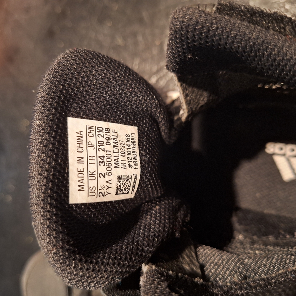 Adidas Boys Black Wrestling Shoes